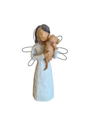 Angel Puppy Figurine No Markings